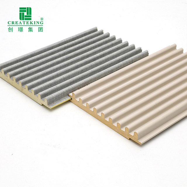 Panel Dinding Bergalur Pepejal 99.5*15mm Separuh bulat