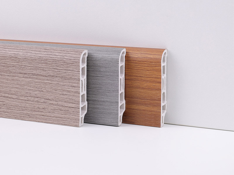 Papan Skirting PVC Bijian Kayu 60*15mm