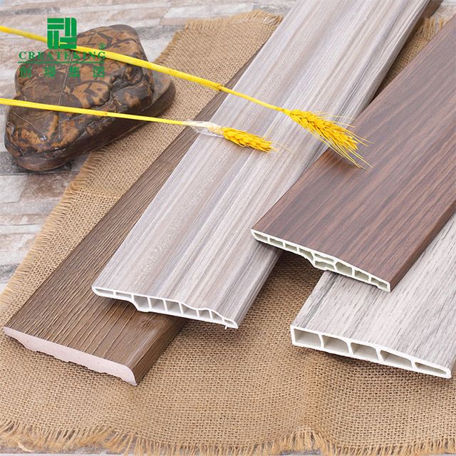Papan Skirting PVC Chamfered 100*15mm