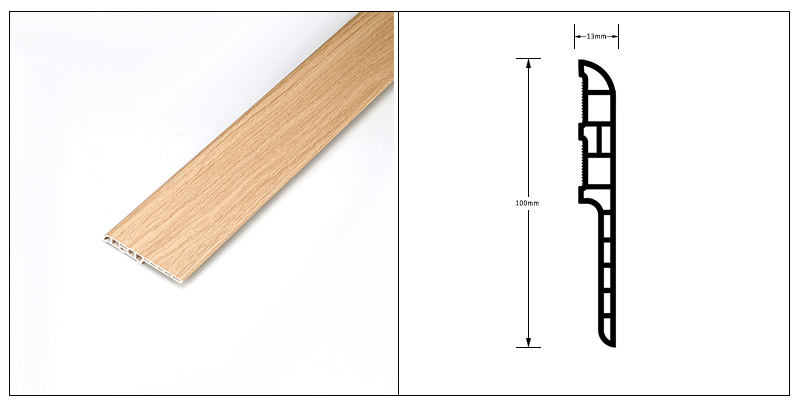 Papan Skirting Tinggi SPC 100*13mm