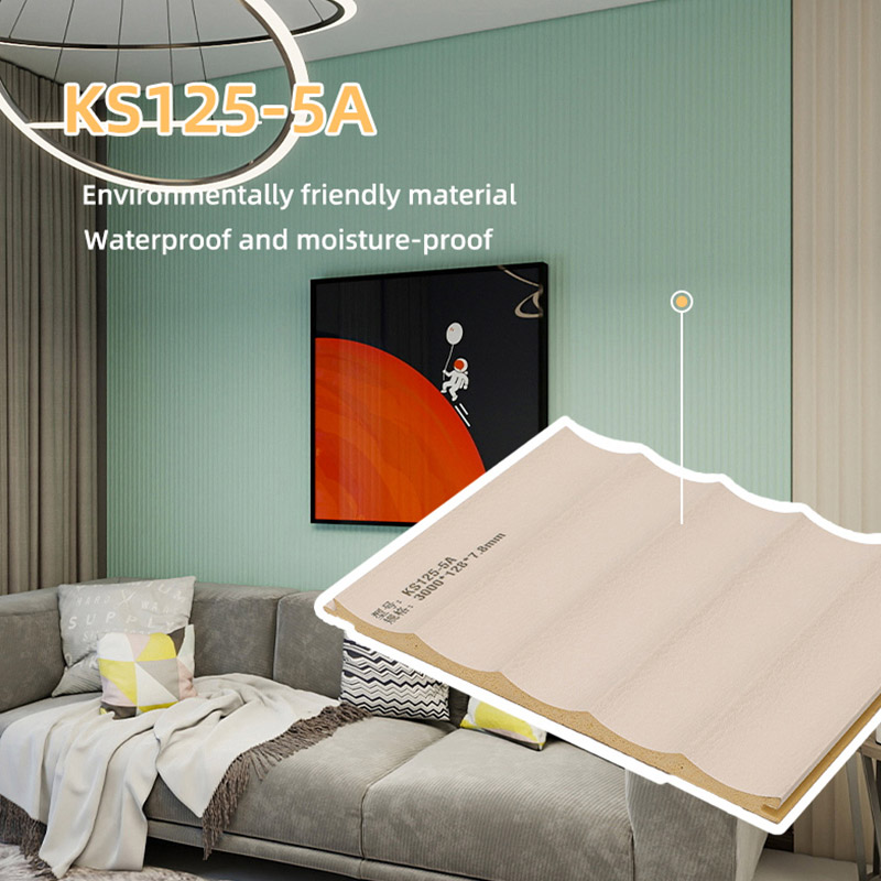 Panel Dinding Bergalur Cekung 128*7.8mm