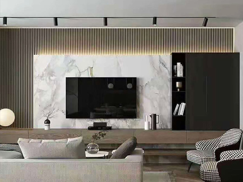 Jeriji selat WPC dan panel dinding PVC