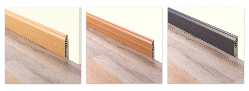 Papan Skirting Lidah Lamb PVC 80*14mm