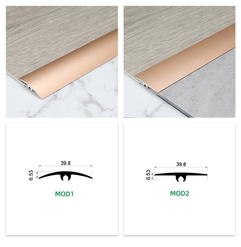 Jalur Peralihan Lantai Universal Aloi Aluminium