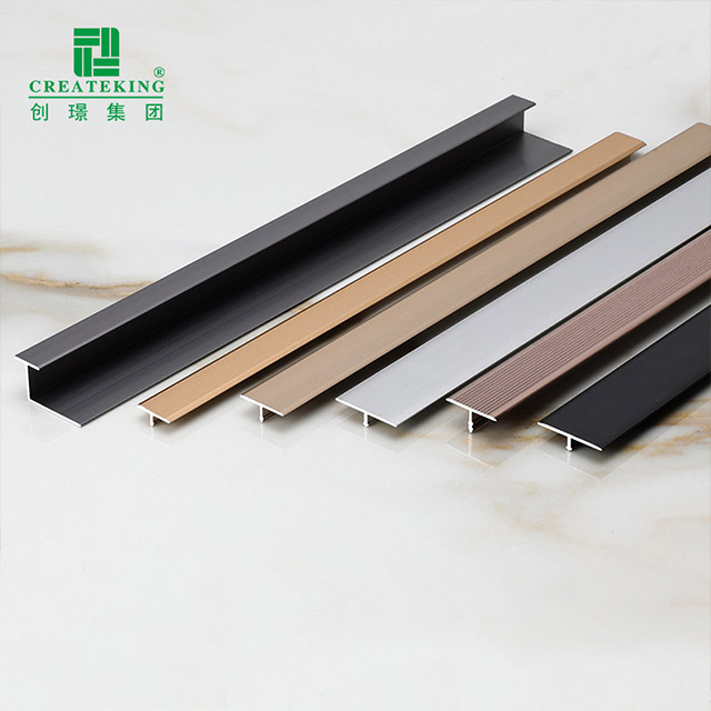 Jalur Peralihan Lantai Aluminium 15x5.4mm berbentuk T