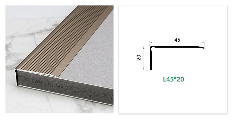 Kemasan Penutup Lantai berbentuk L