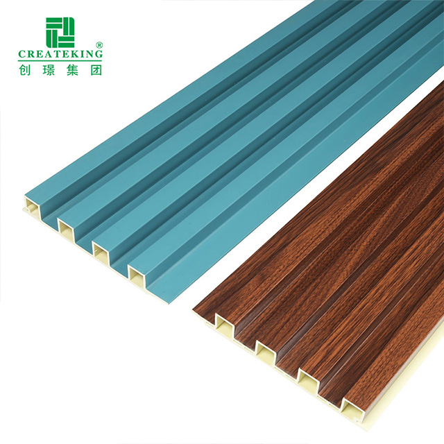 Panel dinding plastik kayu komposit anti cendawan jualan panas kilang China