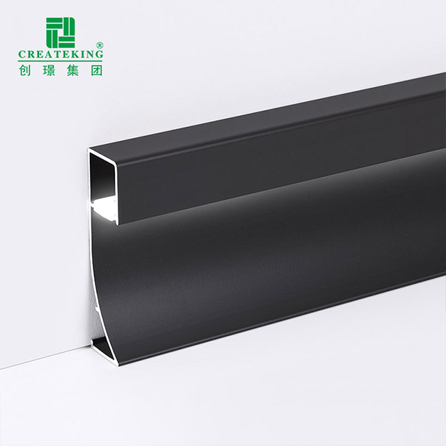 Papan Skirting Aluminium LED 80*9mm