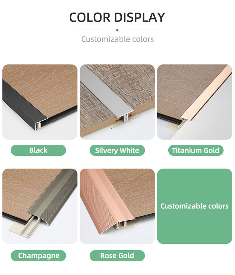 Profil Akhir Aluminium untuk Lantai Laminat