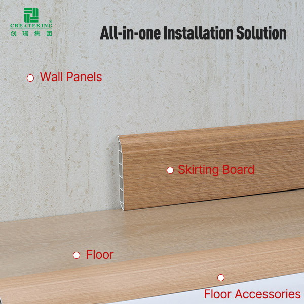 Spc Skirting 80*14/12mm