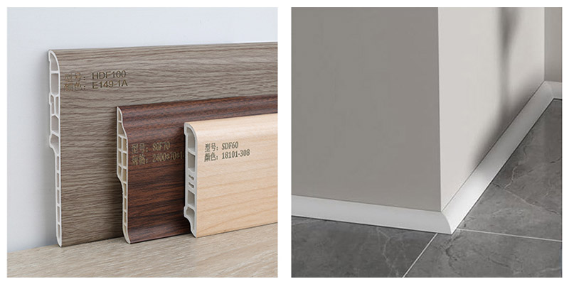 Papan Tiang, Suku Bulat atau Trim Bentuk L