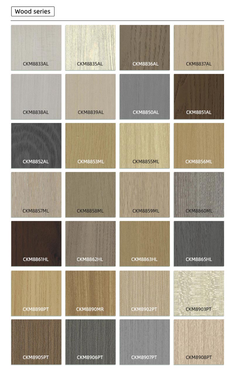 Pilihan warna panel dinding WPC