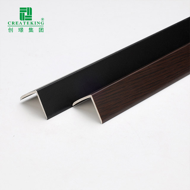 Jalur Tepi Lantai Kayu Pepejal 30*25mm PVC berbentuk L