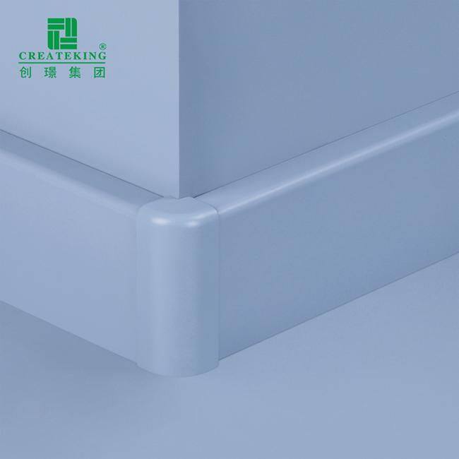 Papan Skirting Aluminium Dinding Pemasangan Mudah Pengilang Foshan