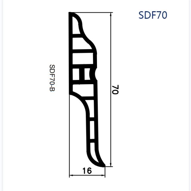 Papan Skirting Dinding SDF70