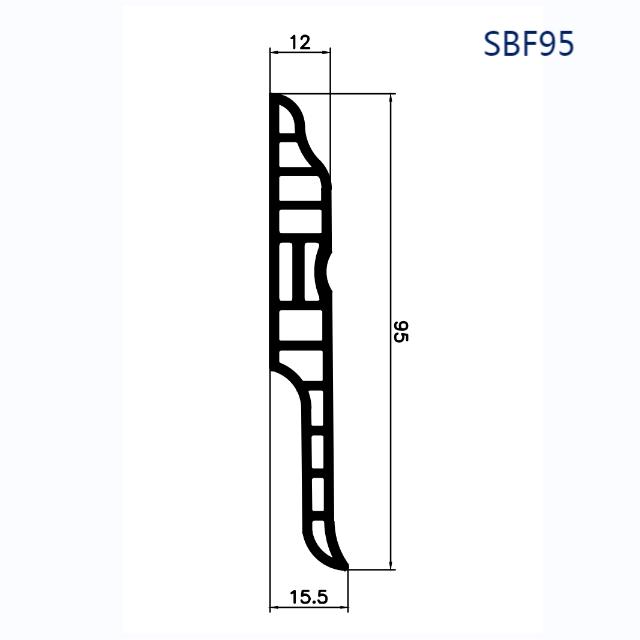 Papan Skirting Dinding SBF95