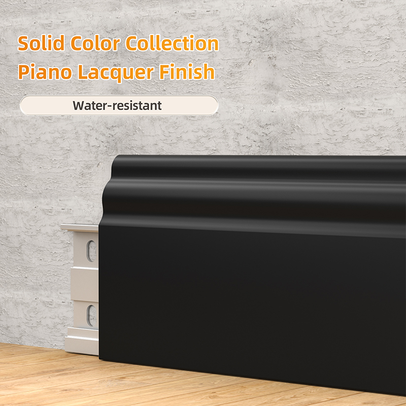 Papan skirting aloi aluminium gaya Perancis 50*12mm