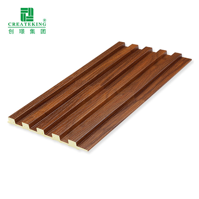 Panel Dinding Pepejal Bergalur bijirin kayu 159*12mm
