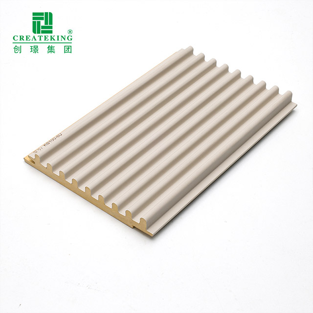 Panel Dinding Bergalur Pepejal 99.5*15mm Separuh bulat