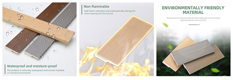 Papan Skirting PVC Pepejal 60*12mm