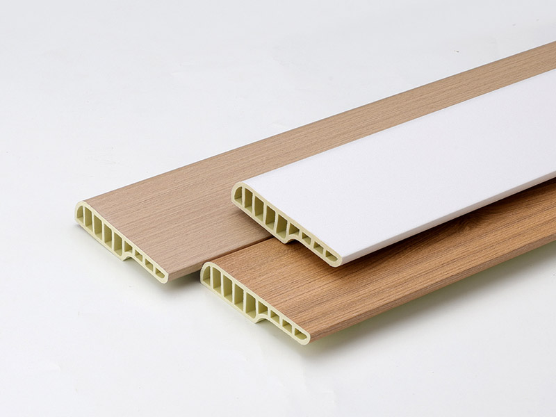 Papan Skirting Bulat Pensil PVC 75*15mm