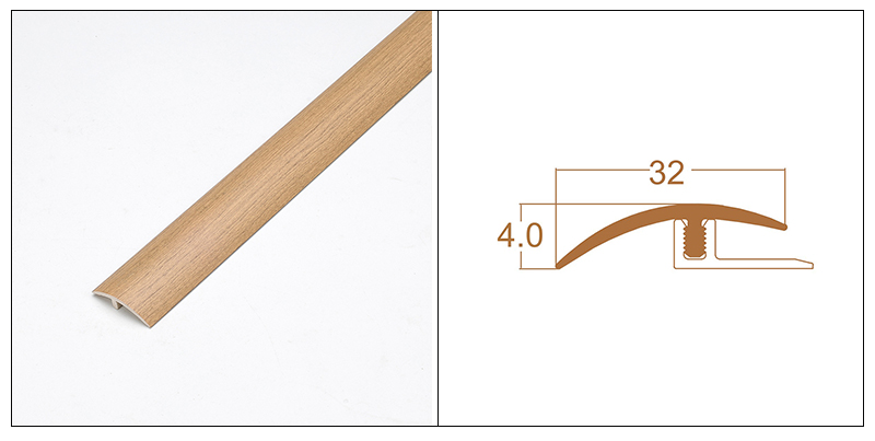Jalur Peralihan Lantai Spc bijian kayu 32*4mm