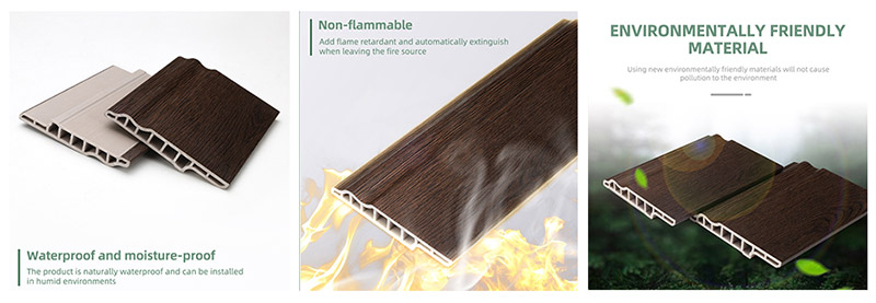 100*15mm PVC Lambs Lidah Skirting Board