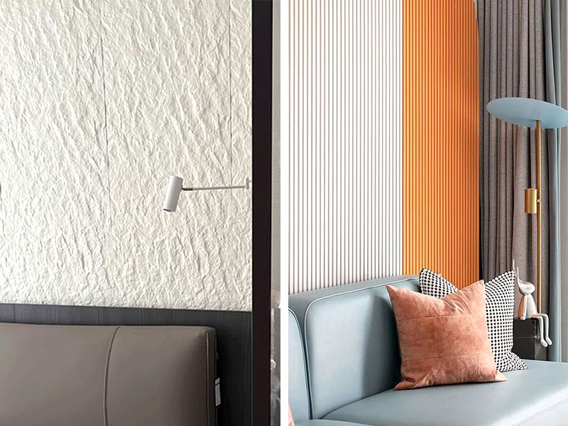 panel batu lembut dan panel dinding PVC