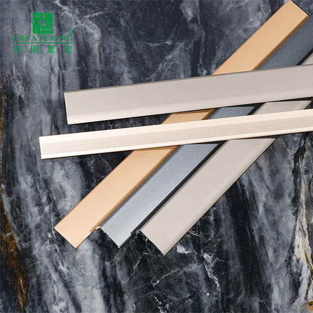 Banding Tepi Lantai Aluminium 23.39x9.9mm berbentuk L