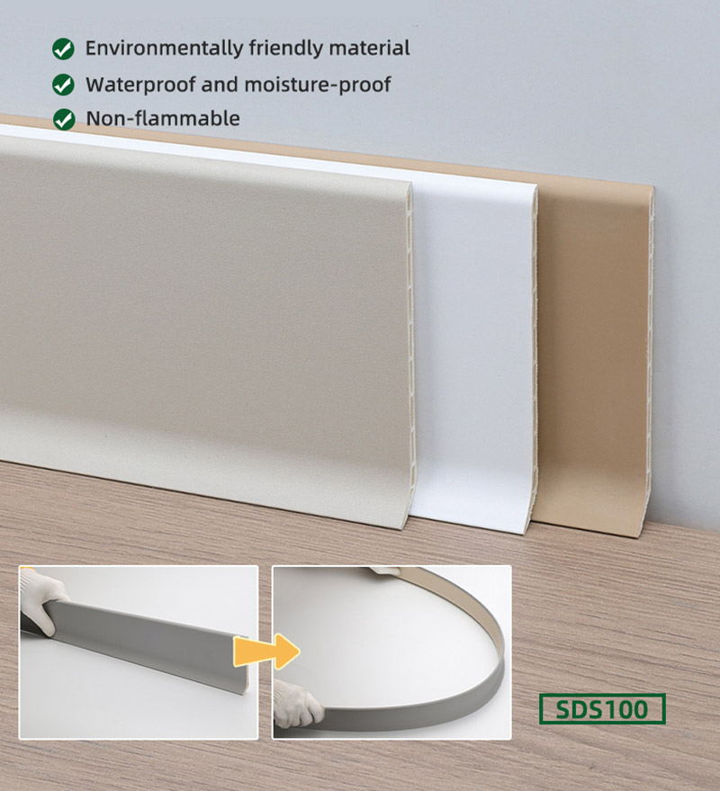 Papan Skirting PVC Lembut