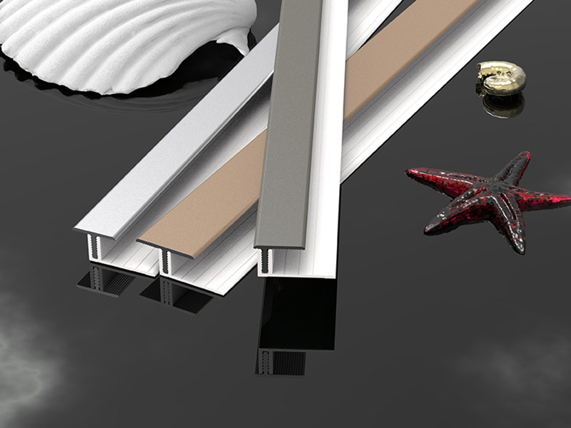 Acuan Lantai Aloi Aluminium berbentuk T