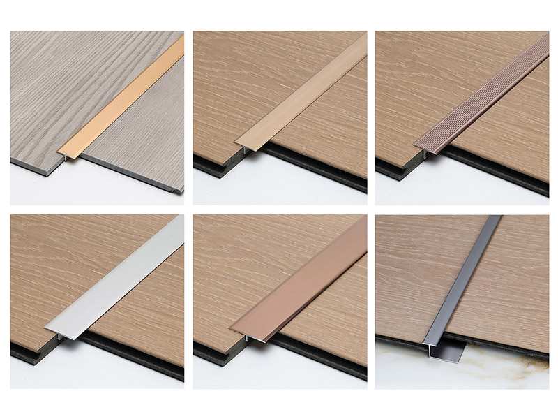 Kemasan Tepi Lantai Berbentuk T Aloi Aluminium | Penyelesaian Peralihan Lantai Yang Tahan Lama Dan Bergaya