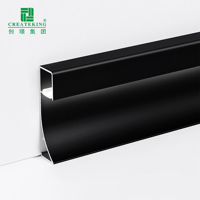 Papan Skirting Aluminium LED 80*9mm
