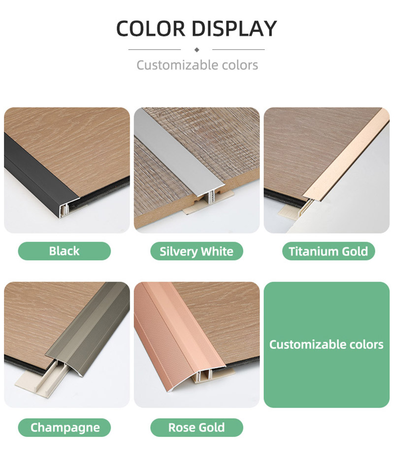 Profil Peralihan Lantai Aluminium Skru