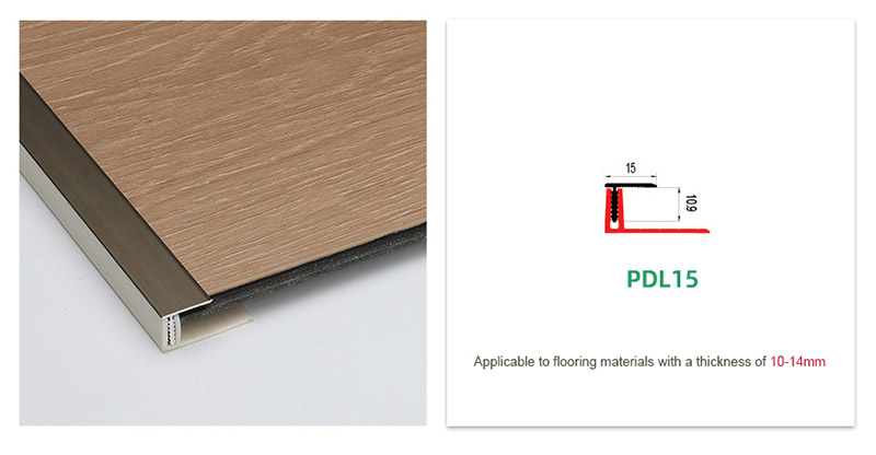Jalur Peralihan Kelim Lantai Moulding T Offset