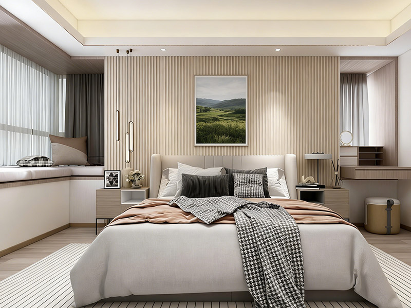 Dinding kepala katil bilik tidur