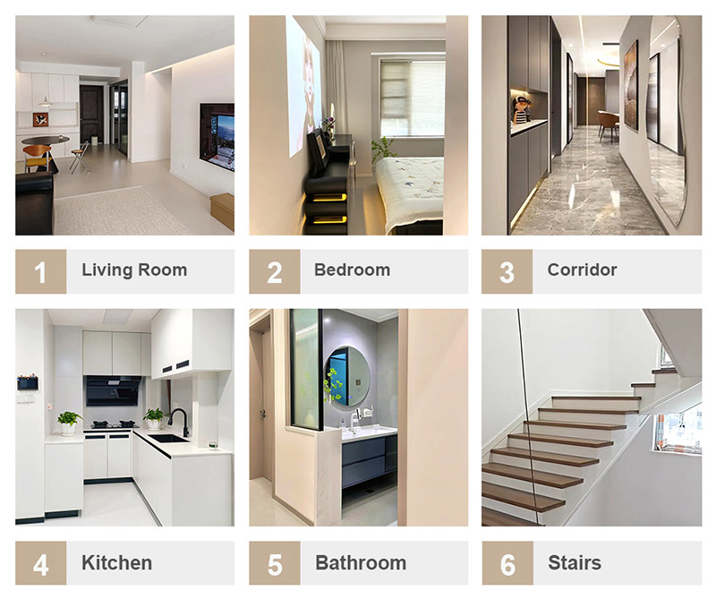 Papan Skirting Kuku Tersembunyi WPC