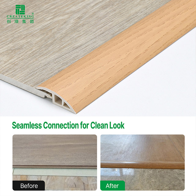 Pengurangan Lantai PVC bijirin kayu 28*5mm