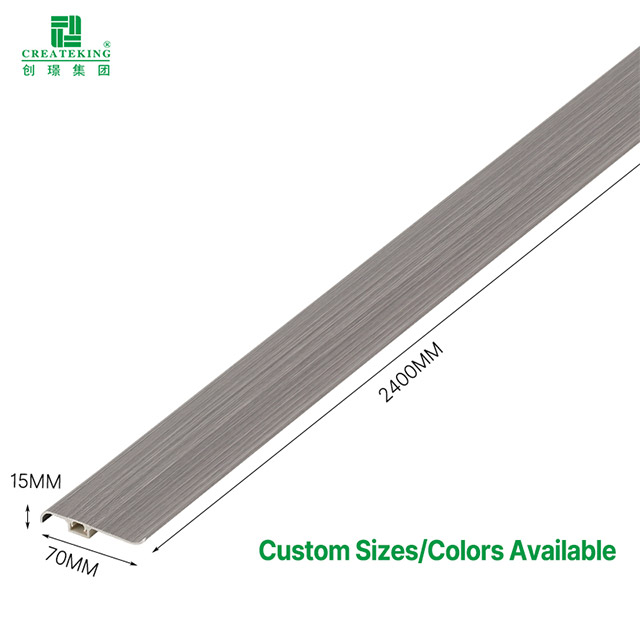 Skirting Lantai SPC 70*15mm dengan Aksesori