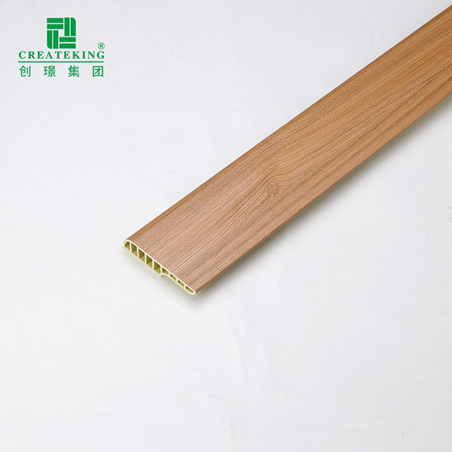 Papan Skirting Bulat Pensil PVC 75*15mm