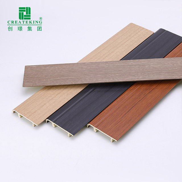 Papan Skirting Klip Pada PVC 76*14mm