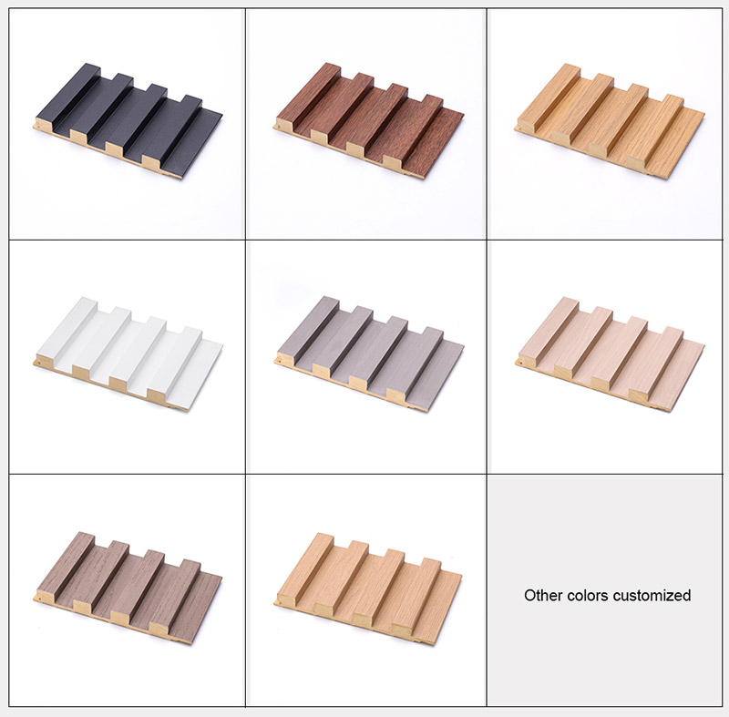 Panel dinding pepejal bergalur mesra alam 159*16mm 