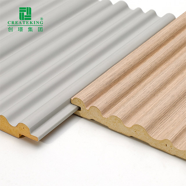 Jeriji Bentuk Gelombang Kayu Pepejal 159*11mm