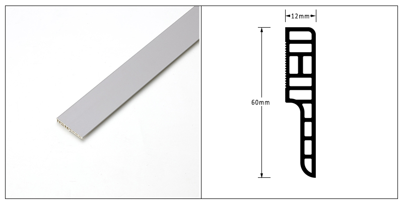 Papan Skirting SPC Kalis Air 60*12mm