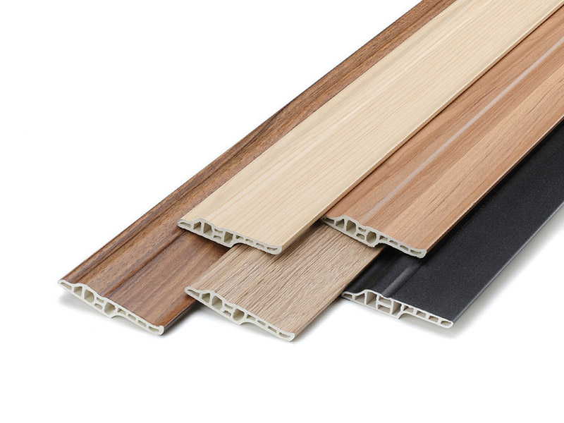 Papan Skirting Berongga Berbilang Rongga PVC 70*16mm