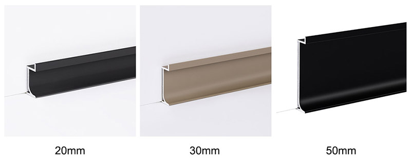 30*12 Skirting Aluminium Tersembunyi