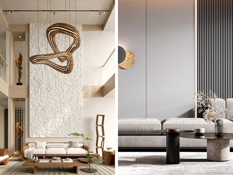 panel batu lembut dan panel dinding PVC