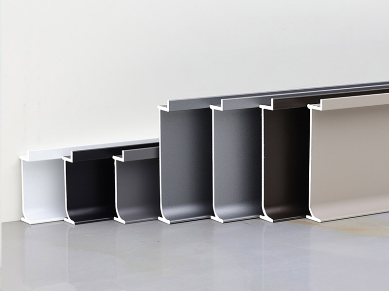 50**9.7mm Papan Skirting Aluminium Aloi