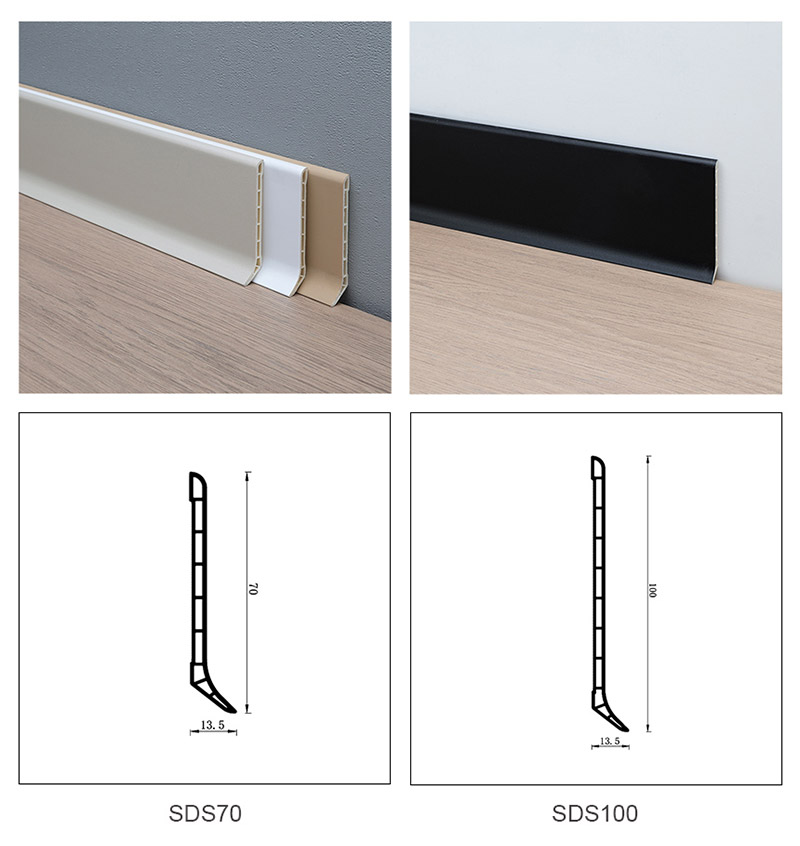 Papan Skirting PVC Lembut