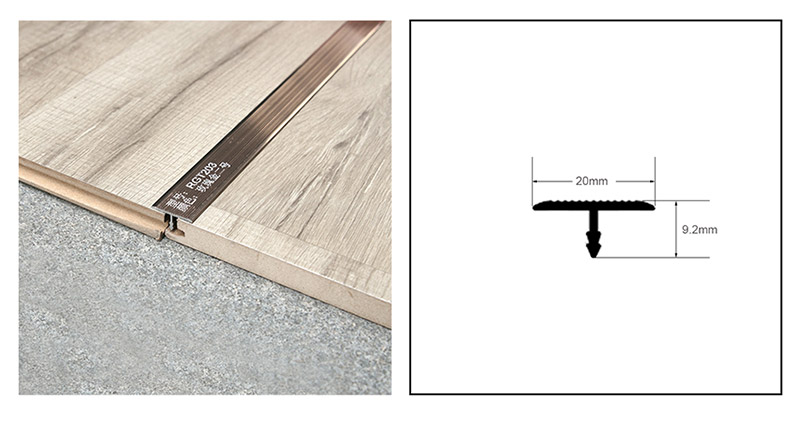 Trim Aluminium berbentuk T